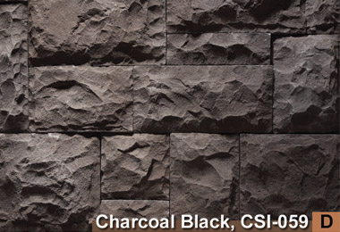 Medieval Castle Stone - Charcoal Black