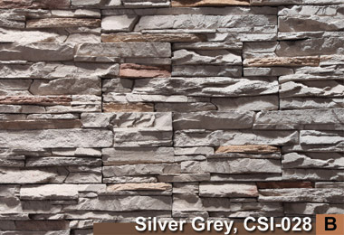 Classical Ledgestone - Silver Grey